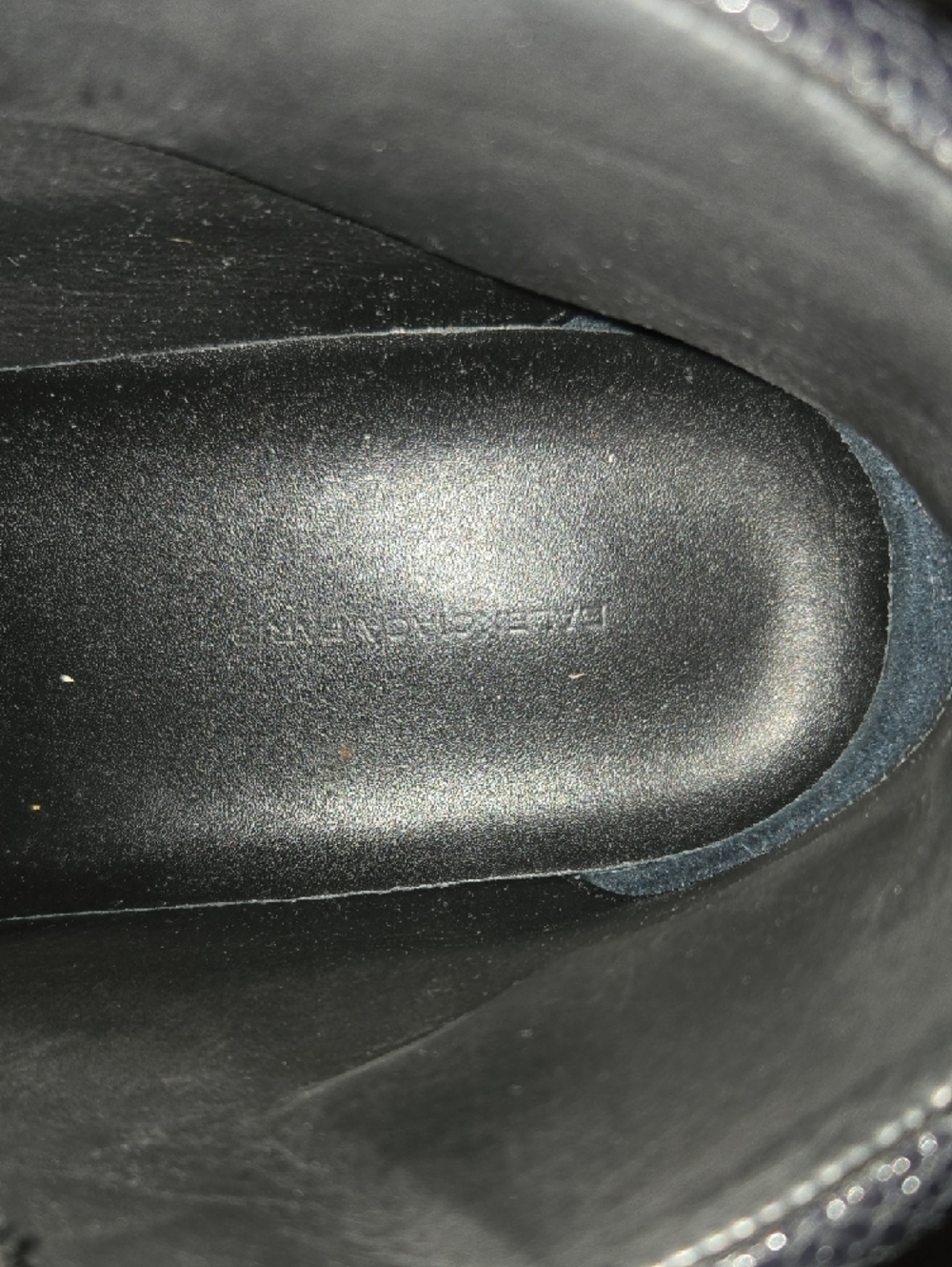 Black High-Top Leather Balenciaga Sneaker - Picture 9 of 15